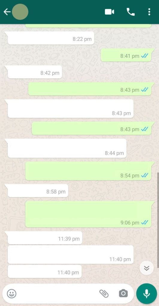 Mensagem Invisível no WhatsApp